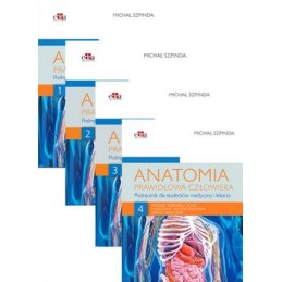 Anatomia prawidłowa człowieka tom  1-4. Podręcznik dla studentów medycyny i lekarzy.