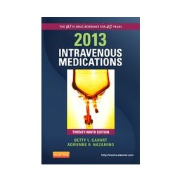 2013 Intravenous Medications