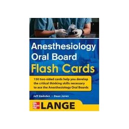 Anesthesiology Oral Board Flash Cards