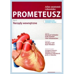 PROMETEUSZ Atlas anatomii człowieka Tom 2 - narządy wewnętrzne (łacińska i polska nomenklatura)