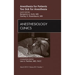 Anesthesia for Patients Too...