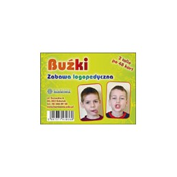 Buźki - zabawa logopedyczna