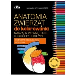 Anatomia zwierząt do kolorowania. Narządy wewnętrzne i gruczoły dokrewne