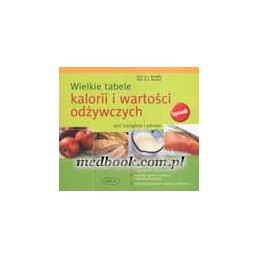 Wielkie tabele kalorii i...