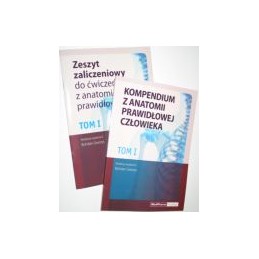 Kompendium z anatomii prawidłowej człowieka tom 1 + Zeszyt zaliczeniowy do ćwiczeń