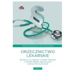Orzecznictwo lekarskie dla...