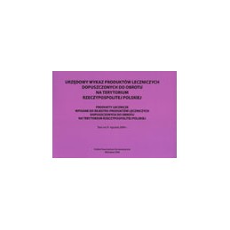 Urzędowy Wykaz Produktów Leczniczych - SUPLEMENT (stan na 31.07.2004)
