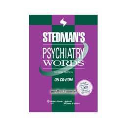 Stedman's Psychiatry Words, Fourth Edition, on CD-ROM