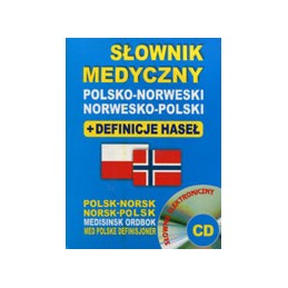 Słownik medyczny polsko-norweski, norwesko-polski + definicje haseł + CD