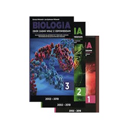 Biologia - zbiór zadań wraz z odpowiedziami - tom 1-3 (2002-2018)