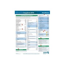 ICD-10-CM 2019 Snapshot Coding Card: Anesthesia