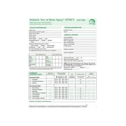 Pediatric Test of Brain Injury: Test Forms (Pack of 10)