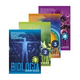 Biologia - zbiór zadań dla zdających egzamin maturalny z biologii oraz nauczycieli, wraz z odpowiedziami -  tom 1-4 (2005-2023)