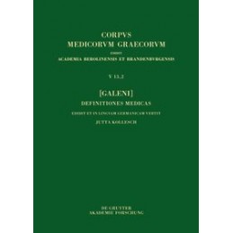 Galeni Definitiones medicae / Galen Medizinische Definitionen