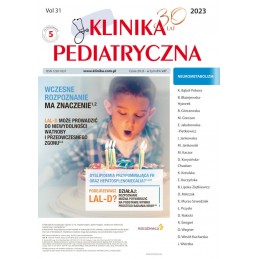 Klinika pediatryczna nr 2023 - neurometabolizm